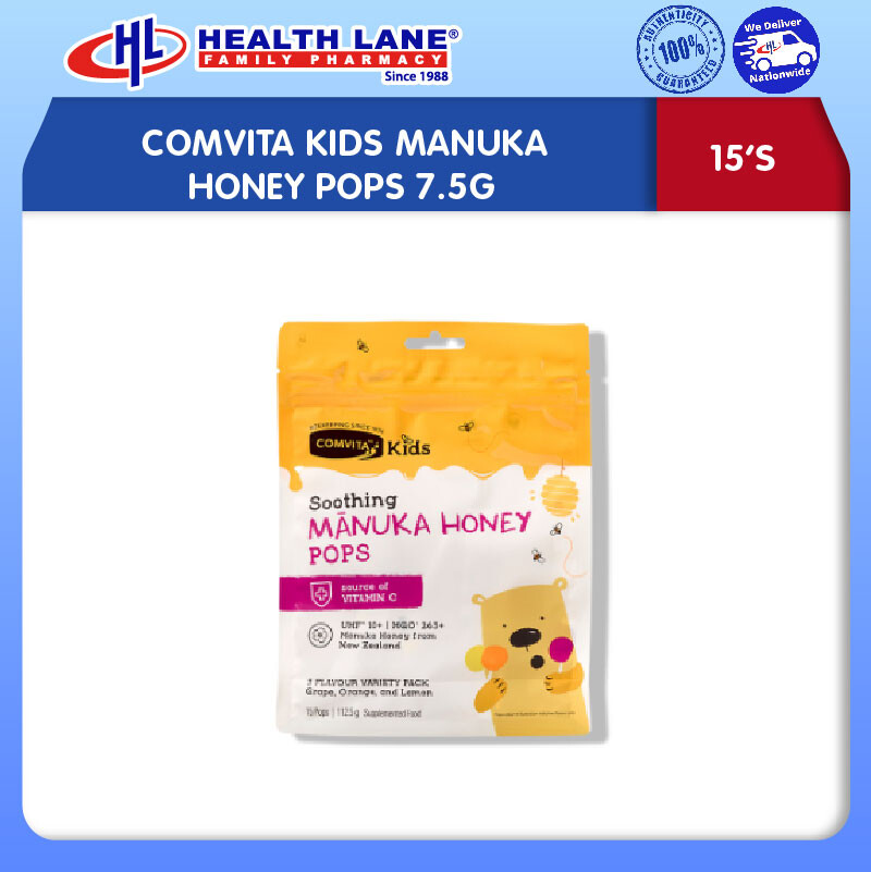 COMVITAKIDS MANUKA HONEY POPS (15x7.5G)